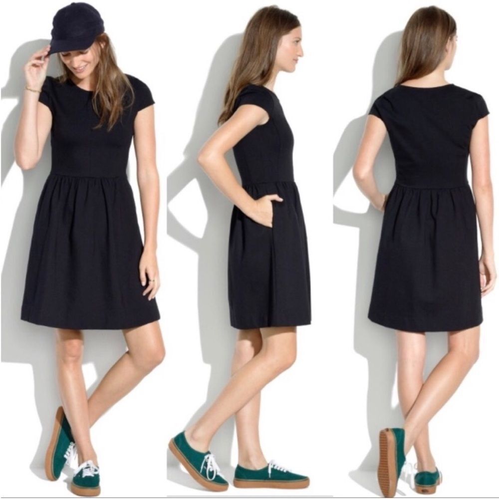 Madewell medium black dress